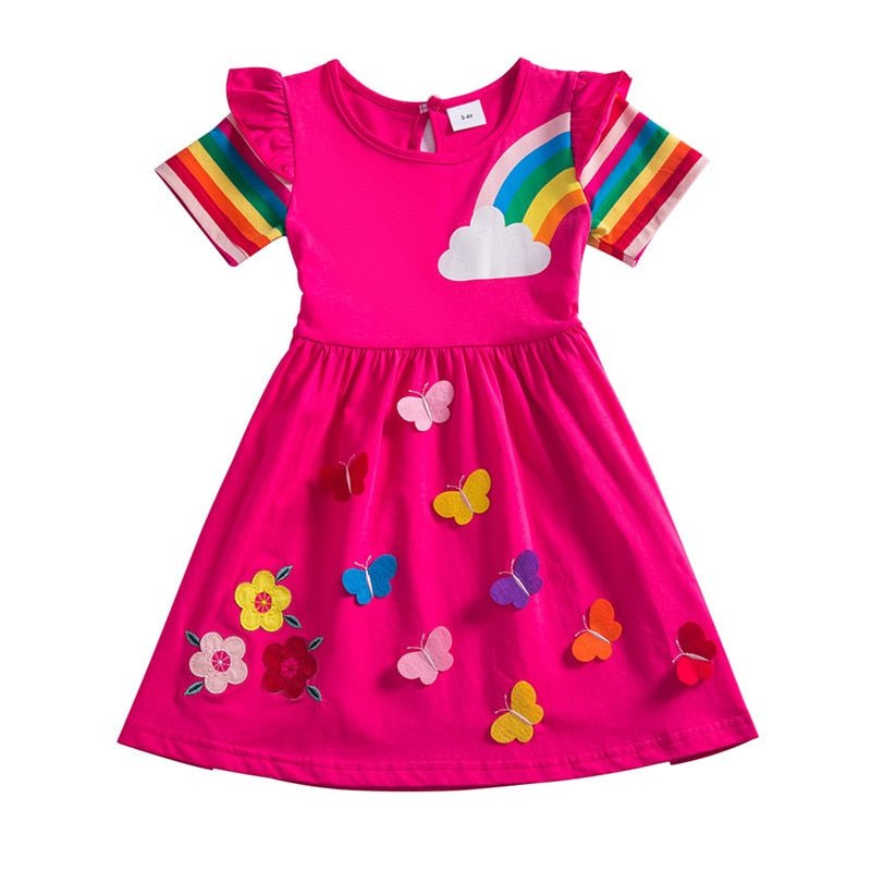 Vestido Infantil Colors - Tam 3 a 8 Anos - Mãe Compra De Mãe