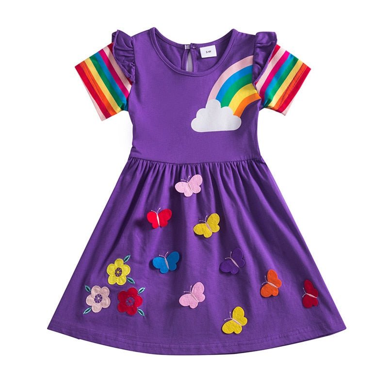 Vestido Infantil Colors - Tam 3 a 8 Anos - Mãe Compra De Mãe