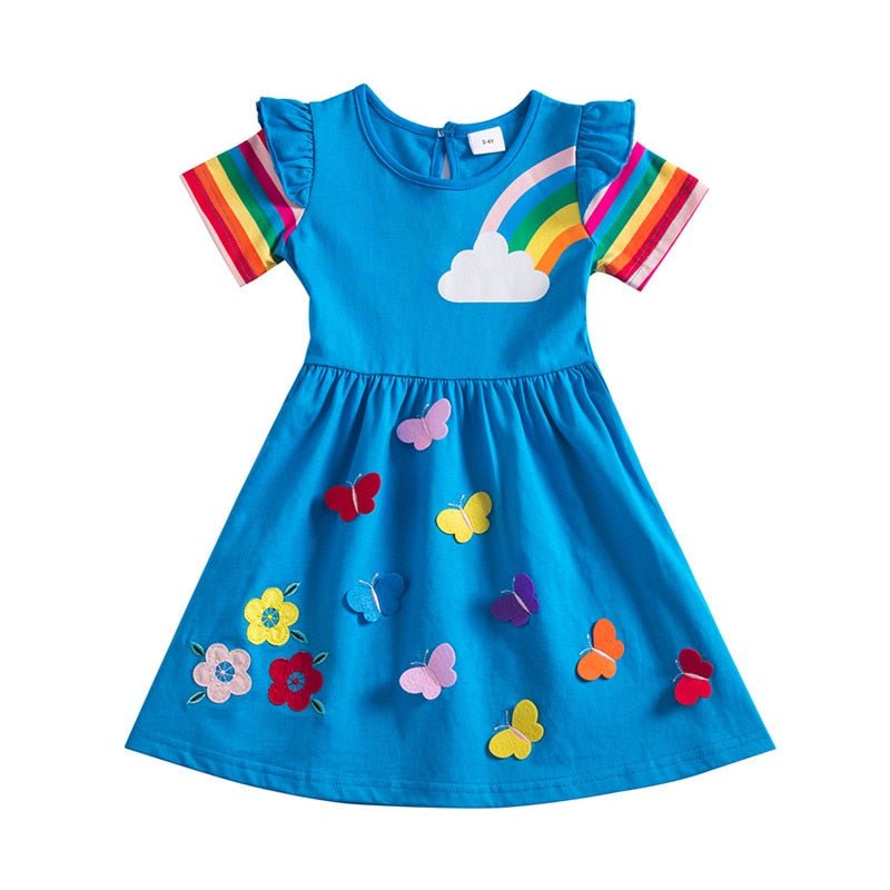 Vestido Infantil Colors - Tam 3 a 8 Anos - Mãe Compra De Mãe