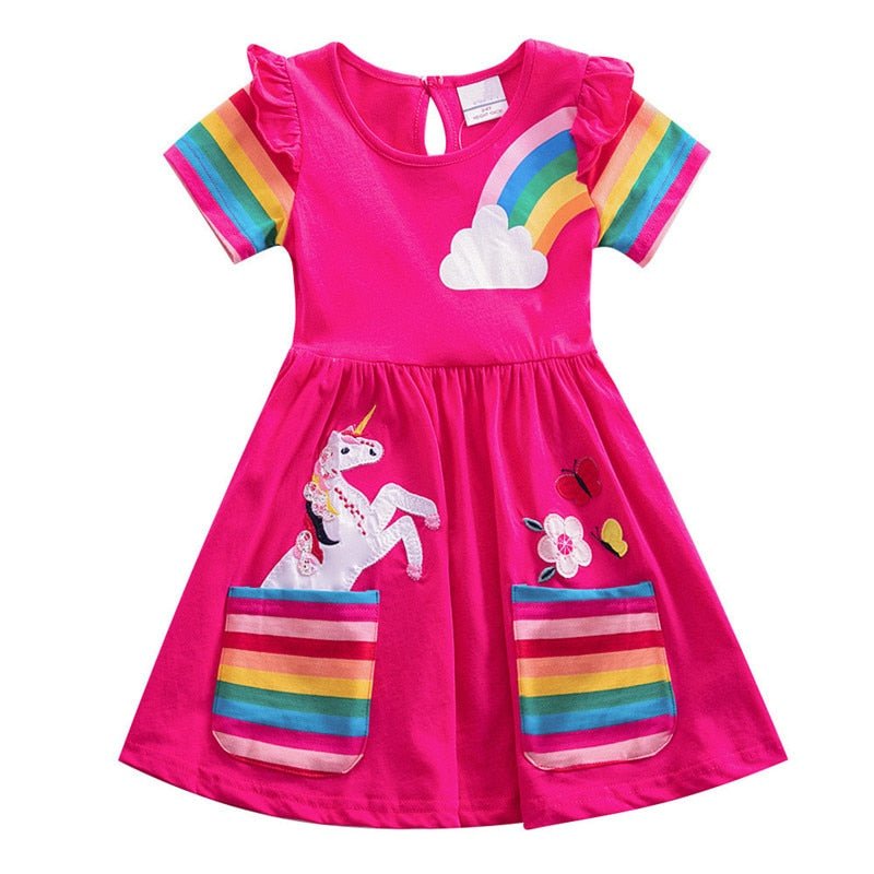 Vestido Infantil Colors - Tam 3 a 8 Anos - Mãe Compra De Mãe