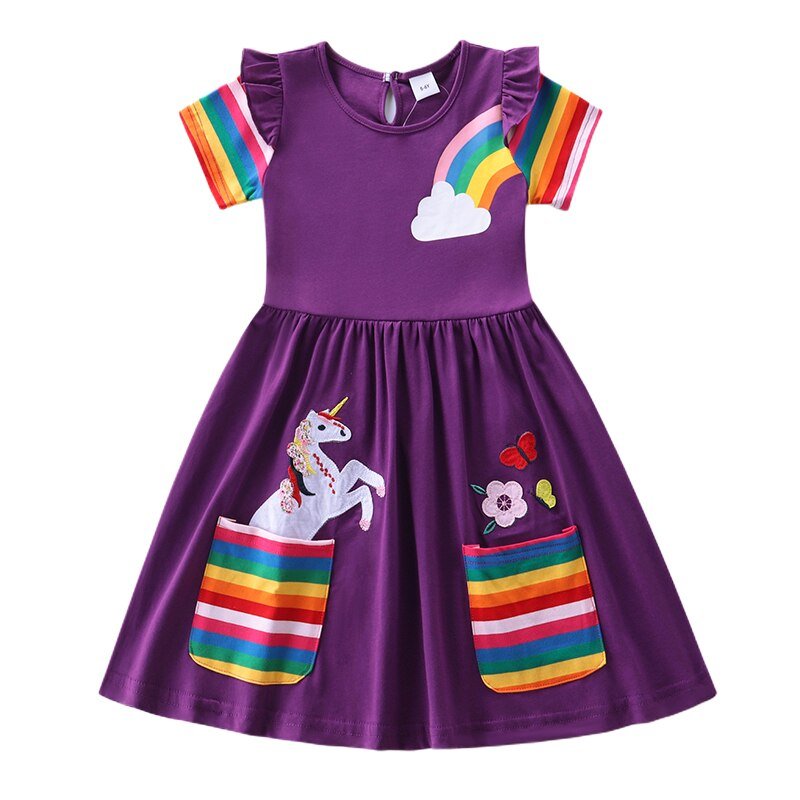 Vestido Infantil Colors - Tam 3 a 8 Anos - Mãe Compra De Mãe