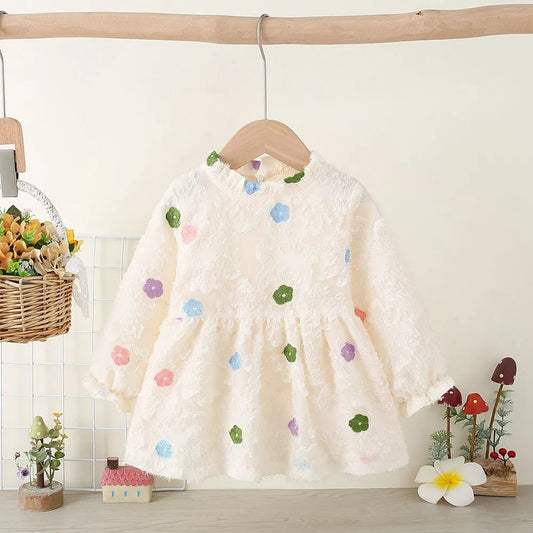 Vestido Infantil Flores do Campo | Tam: 9M-3 anos #MeiaEstação - Mãe Compra De Mãe