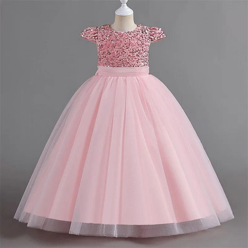 Vestido Infantil Longo de Festa Julietta - Tam 5 a 14 Anos - Mãe Compra De Mãe