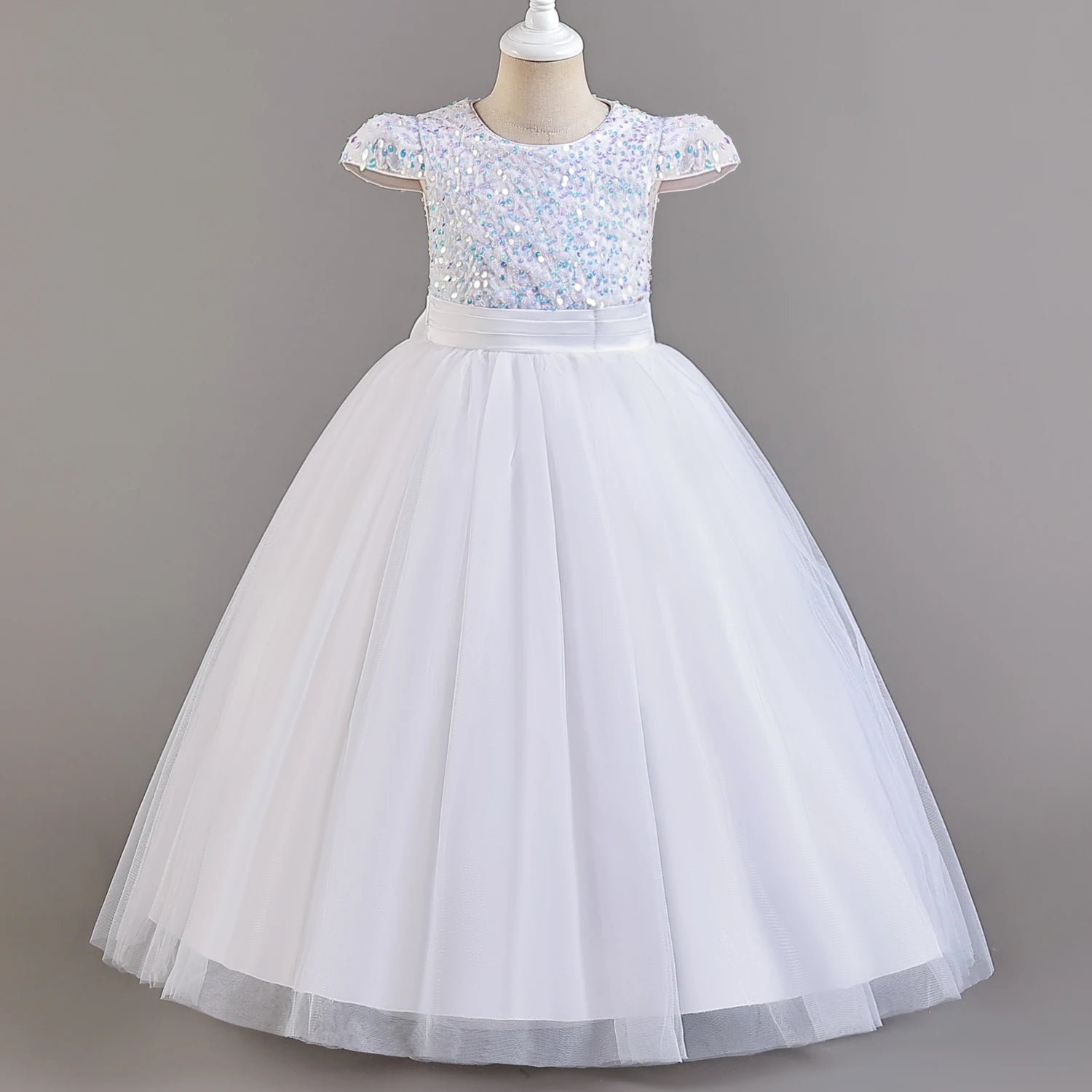 Vestido Infantil Longo de Festa Julietta - Tam 5 a 14 Anos - Mãe Compra De Mãe