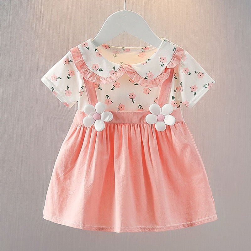 Vestido Infantil Margaridas | Tam: 9M-4 anos - Mãe Compra De Mãe