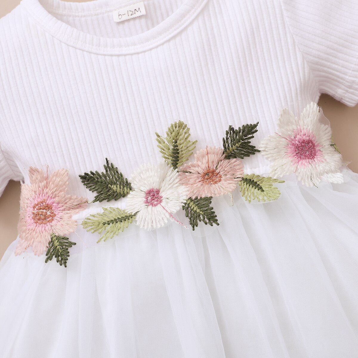 Vestido Infantil Primavera - Tam 6 Meses a 3 Anos - Mãe Compra De Mãe