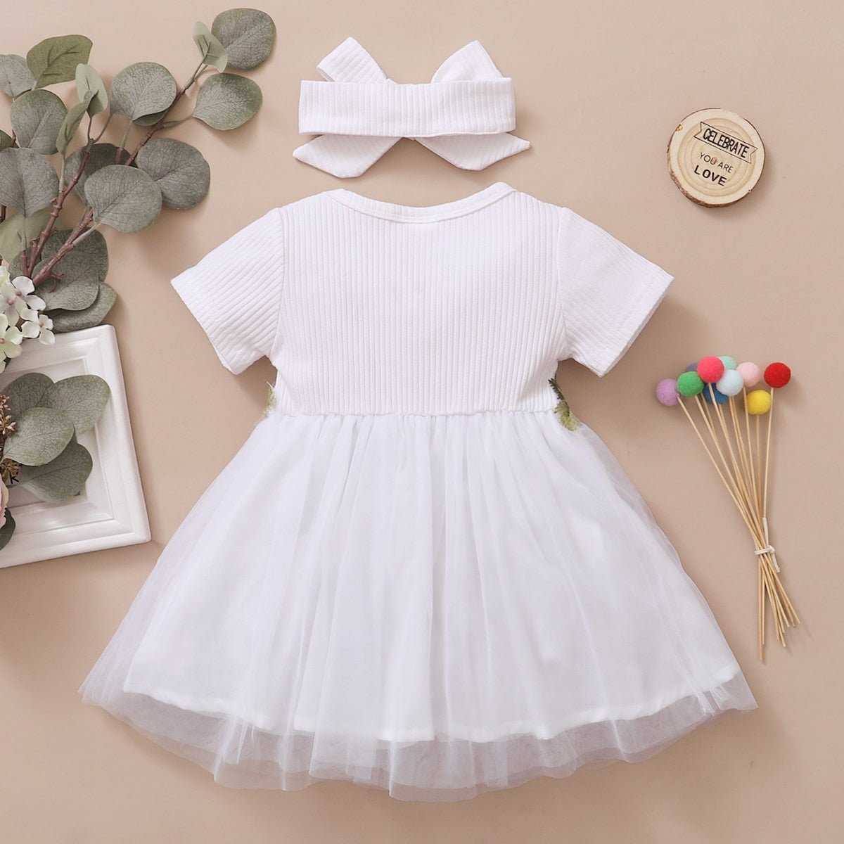 Vestido Infantil Primavera - Tam 6 Meses a 3 Anos - Mãe Compra De Mãe