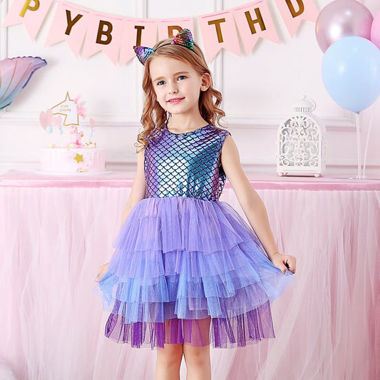 Vestido Sereia #Tutu Tam: 2-8 anos #TheLittleMermaid - Mãe Compra De Mãe