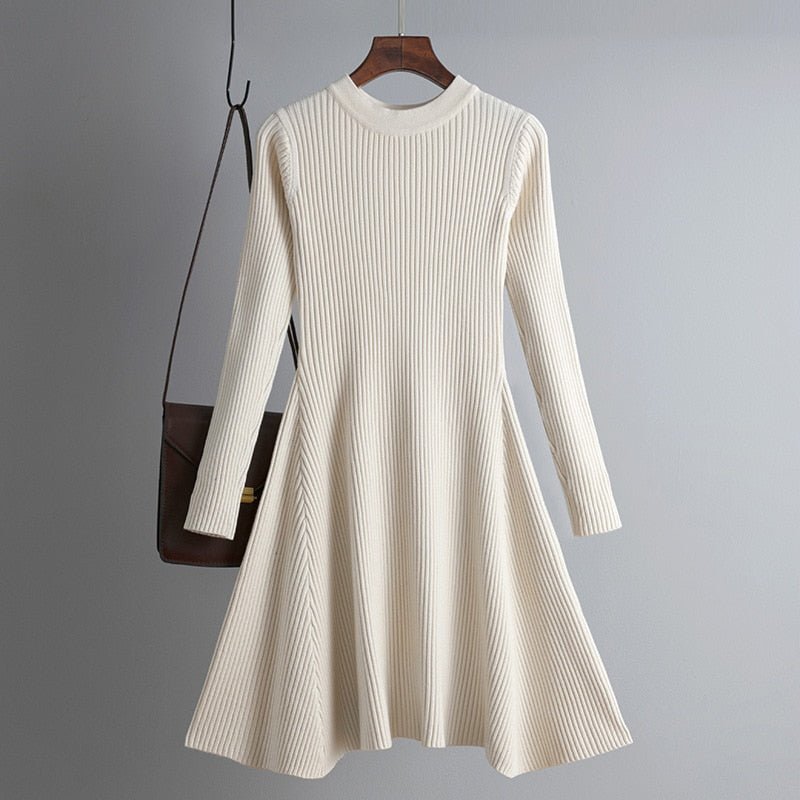 Vestido Suéter Tricot Básico - Mãe Compra De Mãe