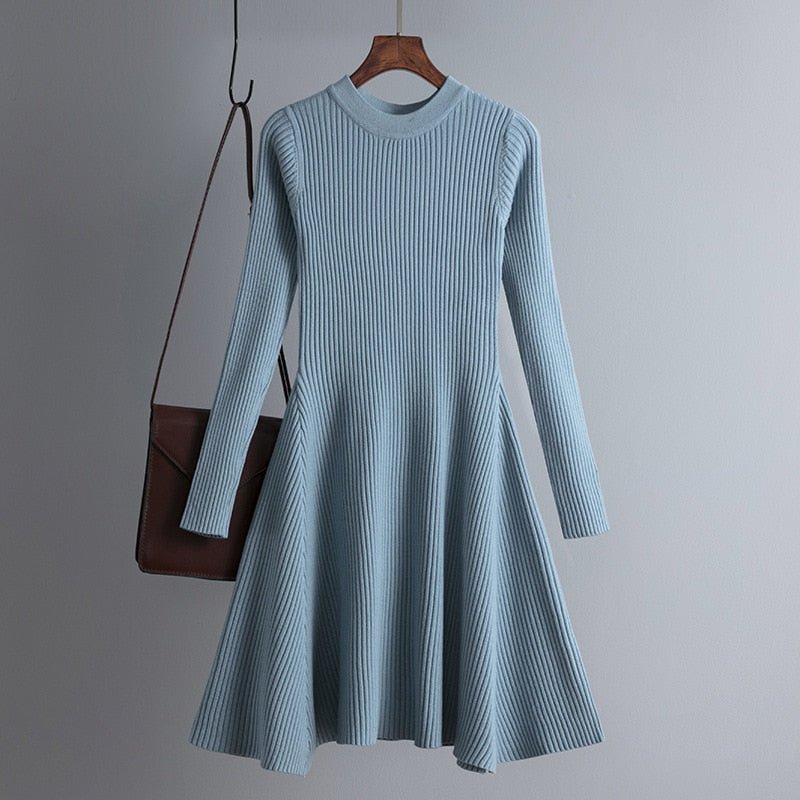 Vestido Suéter Tricot Básico - Mãe Compra De Mãe