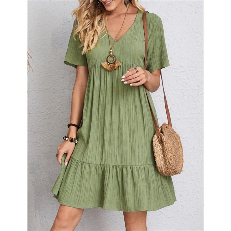 Vestido Vintage Búzios Plissado #ParaNósMães - Mãe Compra De Mãe