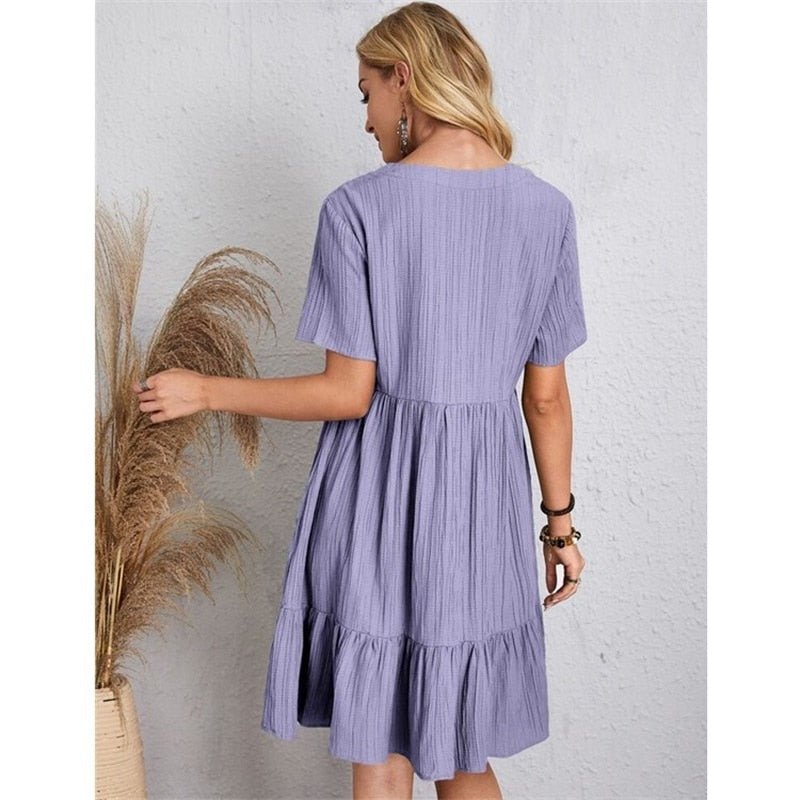 Vestido Vintage Búzios Plissado #ParaNósMães - Mãe Compra De Mãe