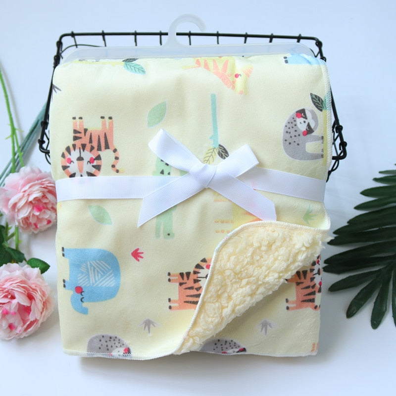 Manta Peluciada para Bebês - Várias Estampas - Mãe Compra De Mãe